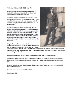 A preview of a PDF biography for Stroud, Bernard